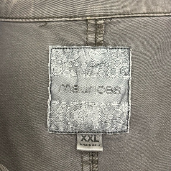 ➕ Maurices Studded Utility Jacket Women’s Plus Size XXL - Picture 7 of 8